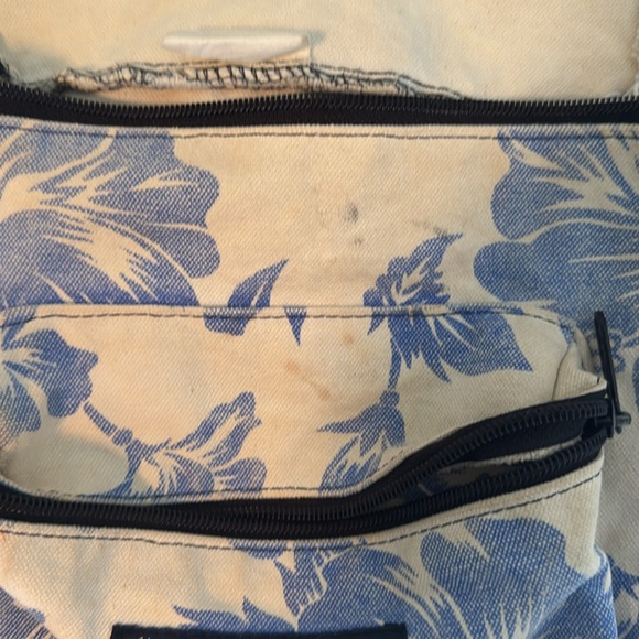Vintage Newport Canvas Mini Backpack – Tropical Print, Beach & Concert Ready - Picture 10 of 10